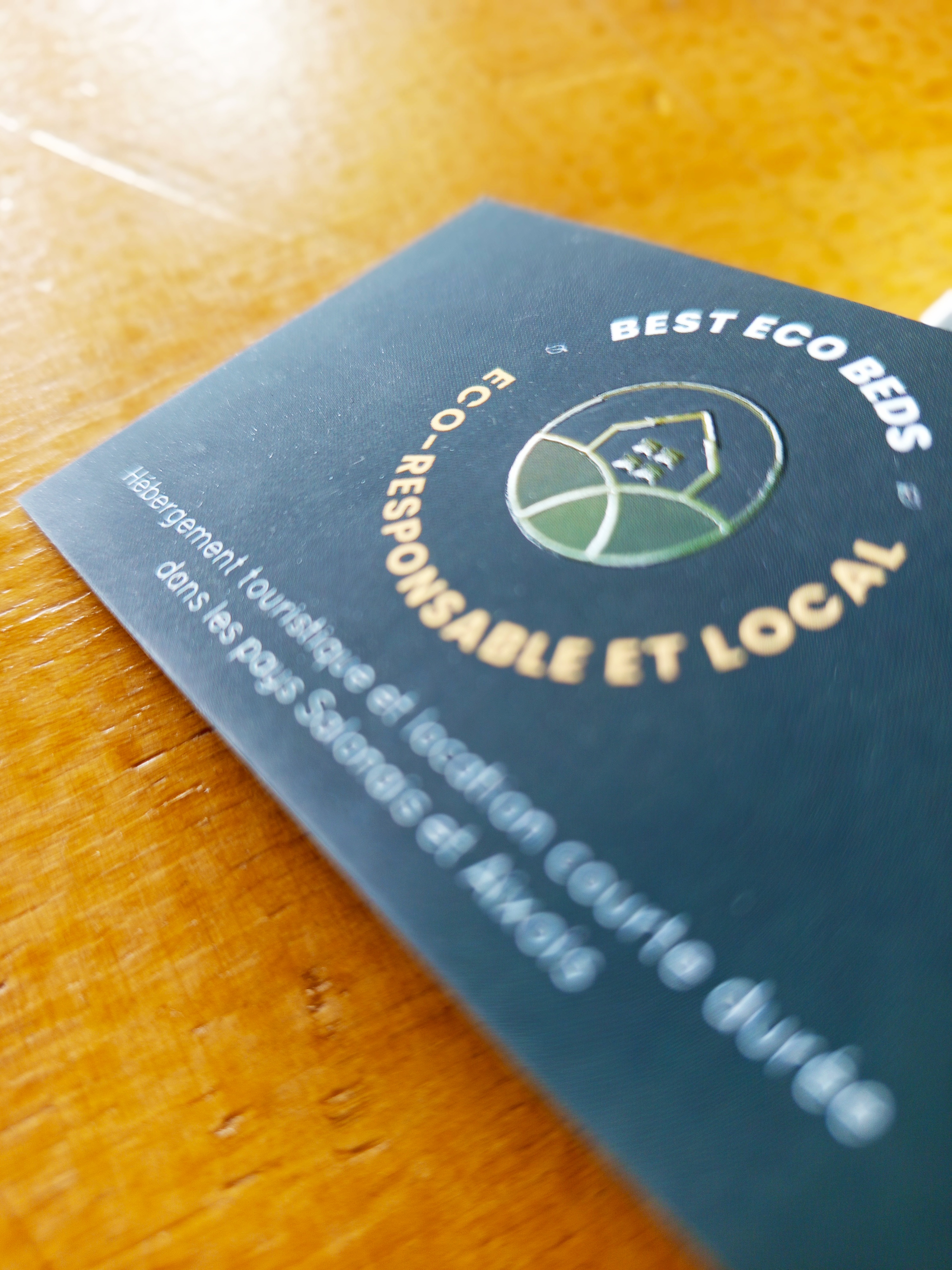 Dorure et vernis, carte de visite